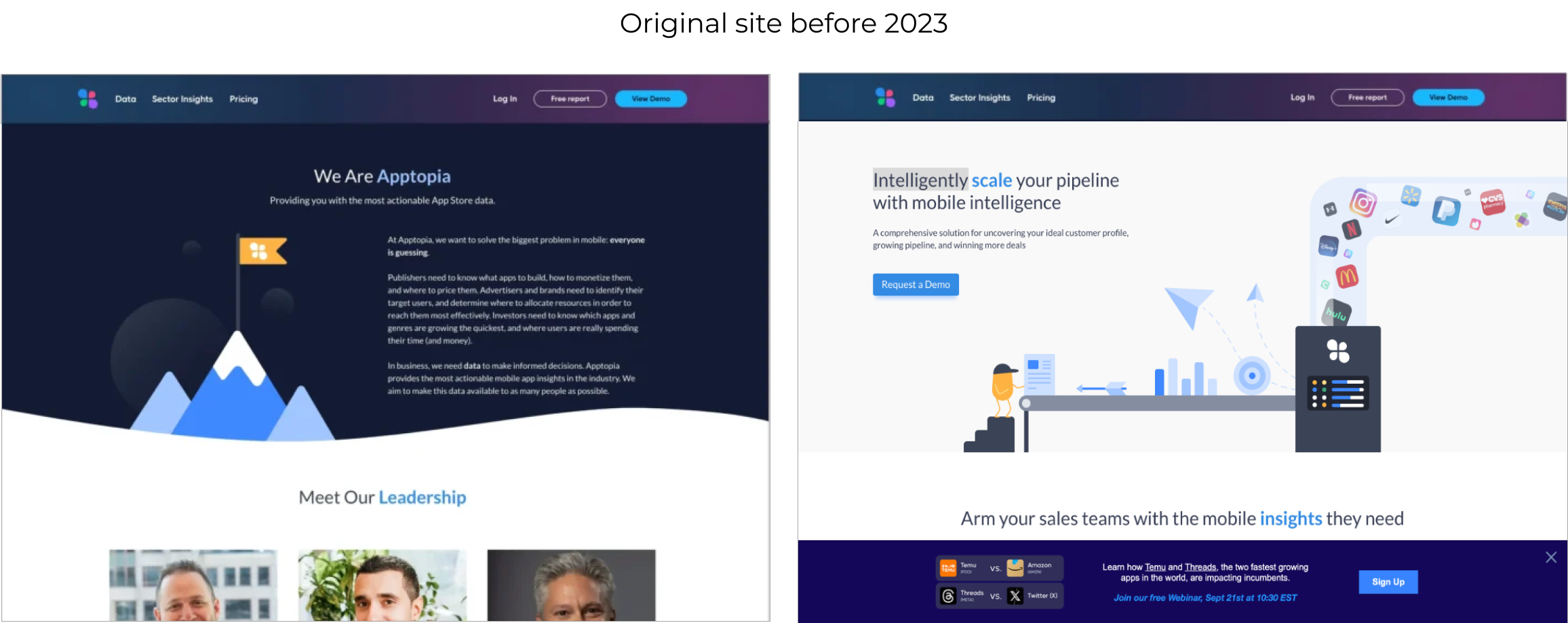 Old website