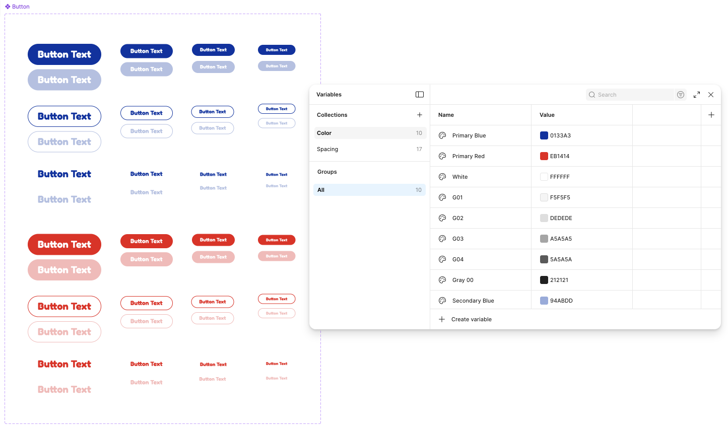 Design system semantics