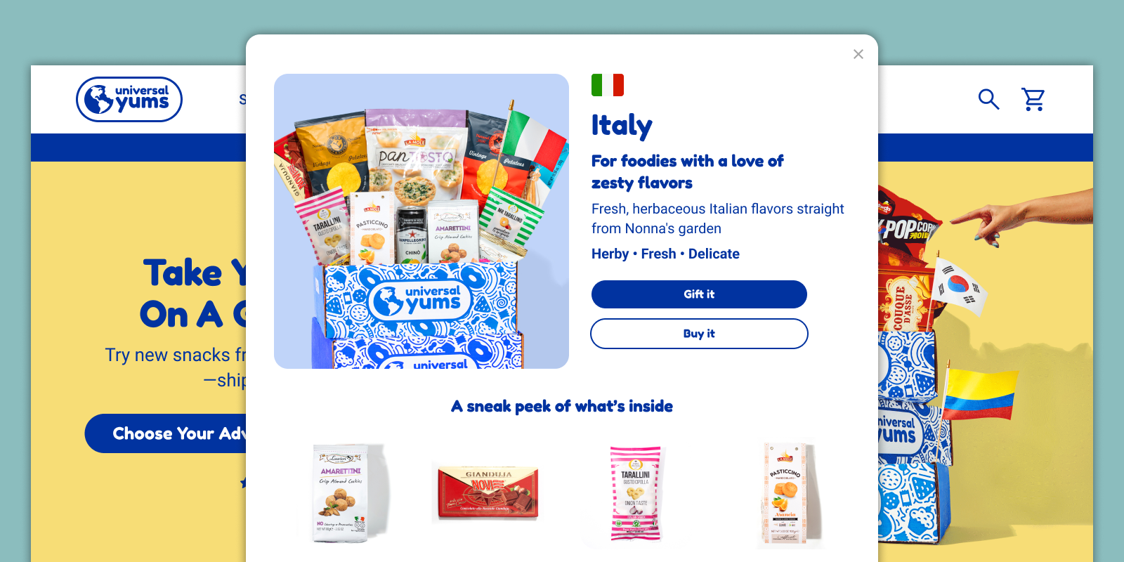 Universal Yums — UX Overhaul